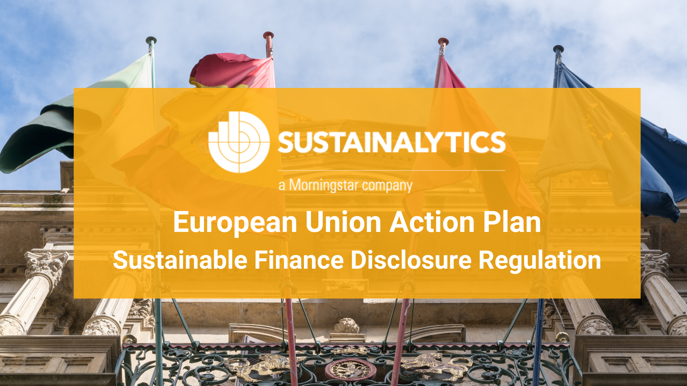 EU Action Plan - Sustainable Finance Disclosure Regulation